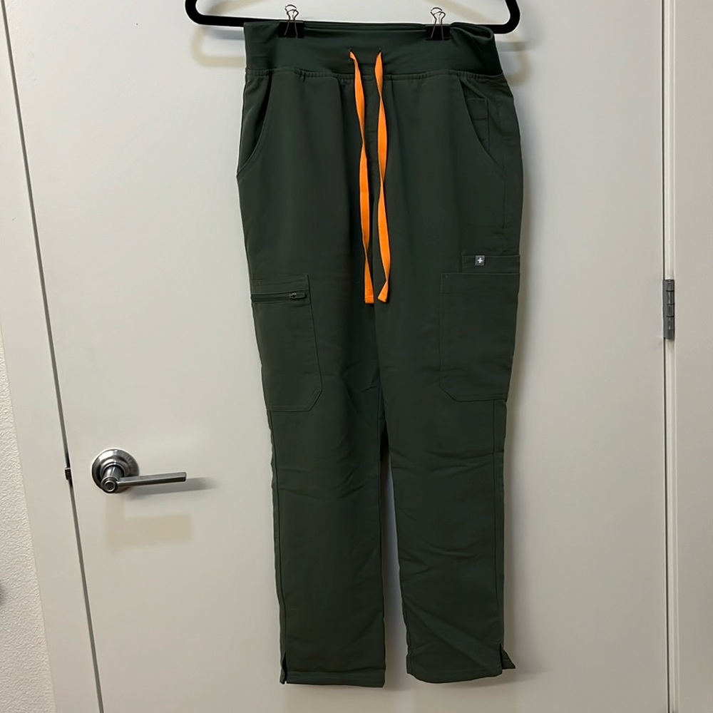 figs yola high waisted straight leg joggers